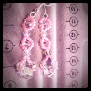 Beautiful Crystal Clear AB Drop Dangle Earrings